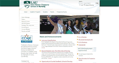 Desktop Screenshot of nursing.lau.edu.lb