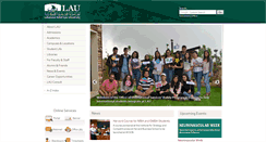 Desktop Screenshot of lau.edu.lb